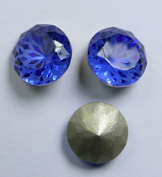LF-C-10-SAP Lotus Flower Round Stone 10 mm Sapphire