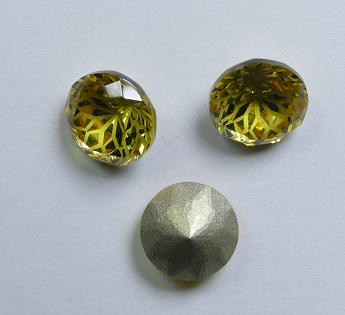 LF-C-8-TOPLT Lotus Flower Round Stone 8 mm Light Topaz