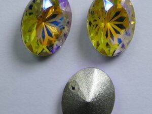 LF-O-810-PAS Lotus Flower Oval Stone 8x10 mm Paradise Shine 1 Pc.
