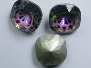 LF-S-10-VOL Lotus Flower Square Stone 10 mm Volcano 1 Pc.