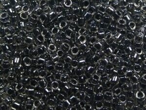 TT-01-0344 Black Lined Crystal TOHO Treasures 11/0