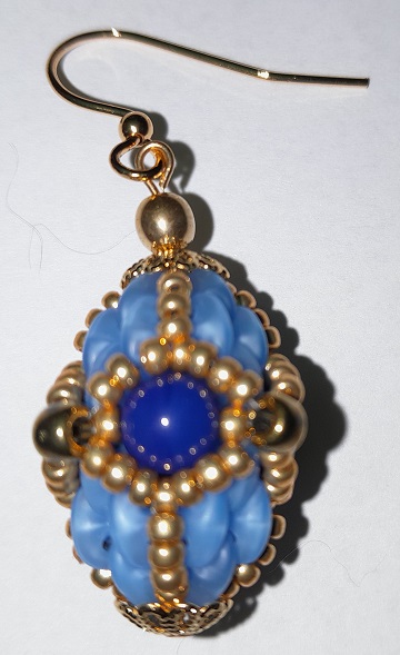 Kit Stained Glass Earrings Blauw