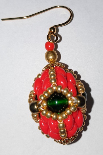 Kit Stained Glass Earrings Rood
