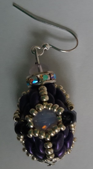 Kit Stained Glass Earrings paars