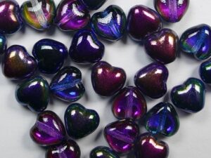 0090479 Crystal Magic Blue Hartje 40 Pc - Afbeelding 1