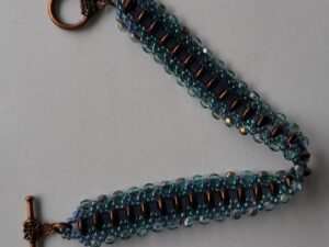KIT Just Rollin' Along Bracelet, Bronze Seafoam, by Trendsetter Eileen Barker KIT