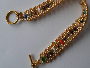 KIT Just Rollin' Along Bracelet, Mixed Colors Gold, by Trendsetter Eileen Barker KIT