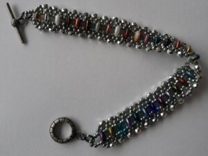KIT Just Rollin' Along Bracelet, Mixed Colors Silver, by Trendsetter Eileen Barker KIT