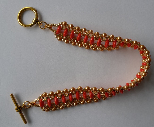 Kit Just Rollin'along Bracelet opaque red gold