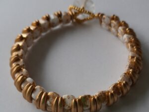 KIT So Cute Bracelet, Golden White, by Akke Jonkhof KIT