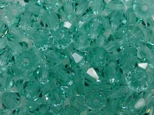 PrBic-04-CASE Caribbean Sea Preciosa Bicones 4 mm 25 stuks - Afbeelding 1