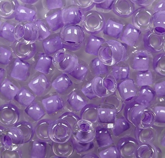 TR-06-0943 Toho Rocailles 6-0 Inside Color Crystal Lilac Lined color 943