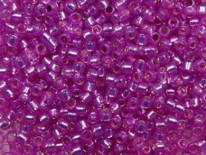 TR-15-2107 Silver Lined Milky Hot Pink - Afbeelding 1