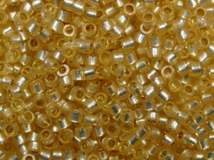 TT-01-PF2110 Permanent Finish Translucent Silver Lined Light Topaz TOHO Treasures 11/0