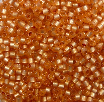 TT-01-PF2112 Toho Treasures 11-0 Permafinish Translucent Silver Lined Grapefruit color PF2112