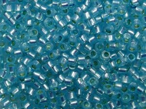 TT-01-PF2117 Permanent Finish Translucent Silver Lined Aqua TOHO Treasures 11/0
