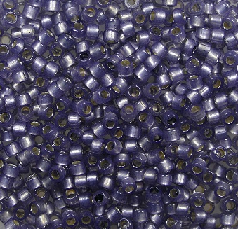 TT-01-PF2124 Toho Treasures 11-0 Permafinish Translucent Silver Lined Tanzanite color PF2124