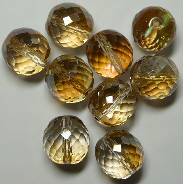 FP1-14-00030-22501 Firepolish facet 14 mm crystal celsian color 00030-22501