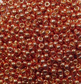 M-11-4207 miyuki rocailles 11-0 duracoat galvanized pink blush color 4207