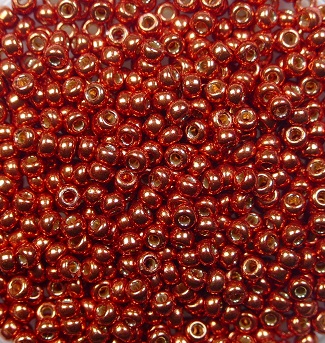 M-11-4208 miyuki rocailles 11-0 duracoat galvanized berry color 4208