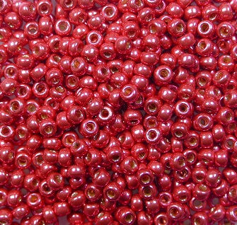 M-11-4211 miyuki rocailles 11-0 duracoat galvanized light cranberry color 4211