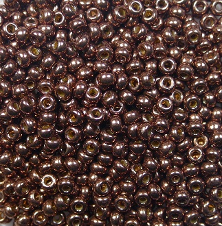 M-11-4213 miyuki rocailles 11-0 duracoat galvanized dark mauve color 4213