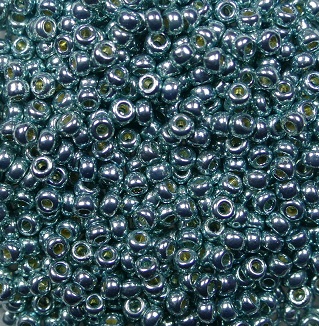 M-11-4216 miyuki rocailles 11-0 duracoat galvanized dark sea foam color 4216