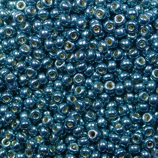 M-11-4217 miyuki rocailles 11-0 duracoat galvanized sea foam color 4217