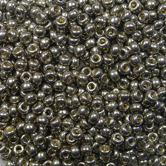 M-11-4222 miyuki rocailles 11-0 duracoat galvanized pewter color 4222