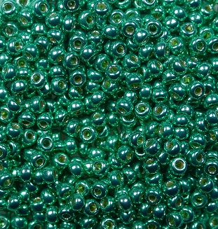 M-11-5105 miyuki rocailles 11-0 duracoat galvanized aqua green color 5105