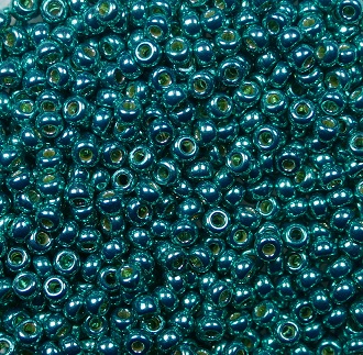 M-11-5106 miyuki rocailles 11-0 duracoat galvanized dark aqua green color 5106
