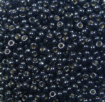 M-11-5107 miyuki rocailles 11-0 duracoat galvanized black moss color 5107