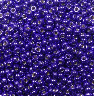 M-11-5109 miyuki rocailles 11-0 duracoat galvanized dark lilac color 5109