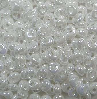 TM-03-0121 Toho Magatama 3 mm Opaque Lustered White color 121