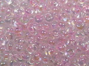 TM-03-0171D Transparent Rainbow Ballerina Pink Magatama 3 mm. TOHO