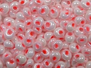 TM-03-0811 Opaque Pastel Peach Blossom Magatama 3 mm. TOHO