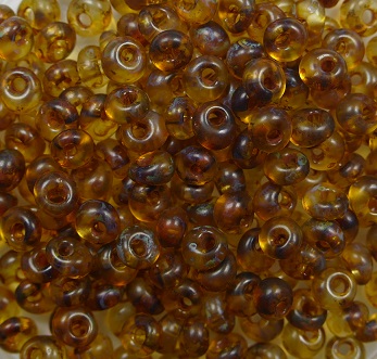 TM-03-Y0301 Toho Magatama 3 mm HYBRID Natural Picasso color Y301