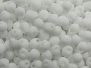M-D-4-0402F Matte Opaque White Miyuki Drops 3,4 mm
