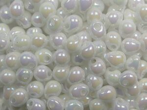 M-D-4-0471 White Pearl AB Miyuki Drops 3,4 mm