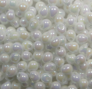 m-d-4-471 miyuki drops 3,4 mm White Pearl AB color 471