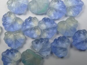 MPL-X2280 Transparent Blues Maple Leaf 15 Pc.