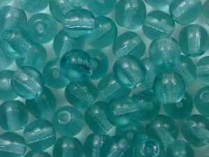 04-R-60210 Blue Zircon Round 4 mm. 100 Pc. - Afbeelding 1