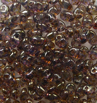 M-MD-00030LG Matubo MiniDuo 4x2,5 mm Crystal Gold Smoky Topaz Luster color 00030LG