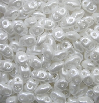 M-MD-25001AL Matubo MiniDuo 4x2,5 mm Pastel Pearl White color 02010-25001
