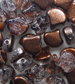 GIN-24701 Matubo Ginko Beads 7,5x7,5 mm Slushy Cola color 24701