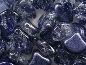 GIN-24704 Matubo 2 Hole Ginko Bead Slushy Licorice 10 gram