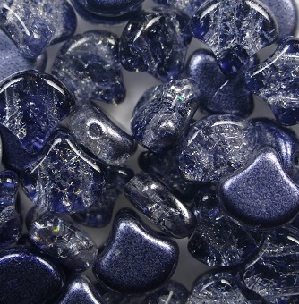 GIN-24704 Matubo Ginko Beads 7,5x7,5 mm Slushy Licorice color 24704