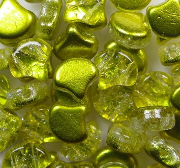 GIN-24708 Matubo Ginko Beads 7,5x7,5 mm Slushy Pineapple color 24708