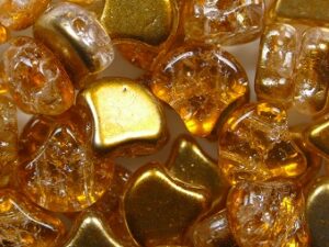 GIN-24709 Matubo 2 Hole Ginko Bead Slushy Orange 10 gram - Afbeelding 1