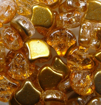 GIN-24709 Matubo Ginko Beads 7,5x7,5 mm Slushy Orange color 24709